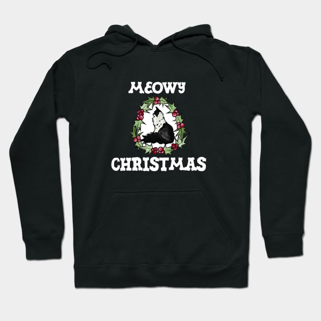 Meowy Christmas Hoodie by bubbsnugg